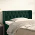 Tăblie de pat cu aripioare gri închis 103x16x78/88 cm catifea GartenMobel Dekor