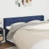 Tăblie de pat cu aripioare, crem, 183x16x78/88 cm textil GartenMobel Dekor