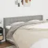 Tăblie de pat cu aripioare, crem, 183x16x78/88 cm textil GartenMobel Dekor