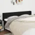 Tăblie de pat cu aripioare, crem, 203x16x78/88 cm textil GartenMobel Dekor