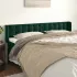 Tăblie de pat cu aripioare roz 183x16x78/88 cm catifea GartenMobel Dekor