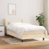 Pat box spring cu saltea, negru, 80x200 cm, textil GartenMobel Dekor