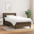 Pat box spring cu saltea, negru, 100x200 cm, textil GartenMobel Dekor