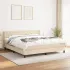 Pat box spring cu saltea, negru, 160x200 cm, textil GartenMobel Dekor