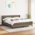 Pat box spring cu saltea, negru, 180x200 cm, catifea GartenMobel Dekor