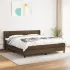 Pat box spring cu saltea, negru, 180x200 cm, catifea GartenMobel Dekor