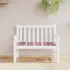 Pernă bancă de grădină, gri carouri, 120x50x4 cm, textil Oxford GartenMobel Dekor