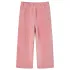 Pantaloni de copii din velur, roz, 128 GartenMobel Dekor