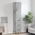 Dulap înalt, gri sonoma, 34,5x34x180 cm, lemn prelucrat GartenMobel Dekor