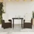 Set mobilier de grădină, 5 piese, cu perne, maro, poliratan GartenMobel Dekor