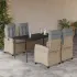 Set mobilier pentru grădină, 5 piese, cu perne, bej, poliratan GartenMobel Dekor