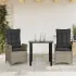 Set mobilier de grădină cu perne, 5 piese, gri, poliratan GartenMobel Dekor