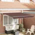 Copertină retractabilă manual, maro, 350x250 cm GartenMobel Dekor
