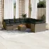 Set canapele de grădină cu perne, 12 piese, bej, poliratan GartenMobel Dekor