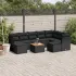 Set canapele de grădină cu perne, 10 piese, bej, poliratan GartenMobel Dekor