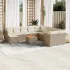 Set canapele de grădină cu perne, 12 piese, bej, poliratan GartenMobel Dekor