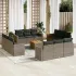 Set canapele de grădină, 13 piese, cu perne, bej, poliratan GartenMobel Dekor