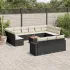 Set mobilier de grădină cu perne, 14 piese, gri, poliratan GartenMobel Dekor