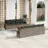 Set canapele de grădină, 9 piese, cu perne, bej, poliratan GartenMobel Dekor