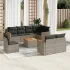 Set canapele de grădină, 9 piese, cu perne, bej, poliratan GartenMobel Dekor