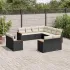Set canapele de grădină cu perne, 11 piese, bej, poliratan GartenMobel Dekor