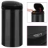 Coș de gunoi automat cu senzor, 50 L, negru, oțel carbon GartenMobel Dekor