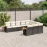 Set canapele de grădină cu perne, 10 piese, bej, poliratan GartenMobel Dekor