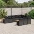 Set canapele de grădină cu perne, 10 piese, bej, poliratan GartenMobel Dekor