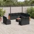 Set canapele de grădină cu perne, 12 piese, bej, poliratan GartenMobel Dekor