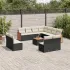 Set canapele de grădină cu perne, 12 piese, bej, poliratan GartenMobel Dekor