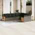Set canapele de grădină, 9 piese, cu perne, bej, poliratan GartenMobel Dekor