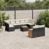 Set canapele de grădină cu perne, 10 piese, bej, poliratan GartenMobel Dekor