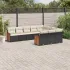 Set canapele de grădină cu perne, 10 piese, bej, poliratan GartenMobel Dekor