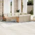 Set canapele de grădină cu perne, 11 piese, negru, poliratan GartenMobel Dekor