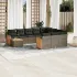 Set canapele de grădină cu perne, 11 piese, negru, poliratan GartenMobel Dekor