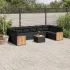 Set canapele de grădină cu perne, 11 piese, bej, poliratan GartenMobel Dekor