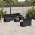 Set mobilier de grădină cu perne, 10 piese, gri, poliratan GartenMobel Dekor