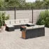 Set canapele de grădină cu perne, 11 piese, bej, poliratan GartenMobel Dekor
