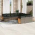 Set canapea de grădină cu perne, 12 piese, gri, poliratan GartenMobel Dekor