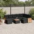 Set canapele de grădină cu perne, 10 piese, bej, poliratan GartenMobel Dekor