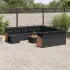 Set canapele de grădină, 13 piese, cu perne, bej, poliratan GartenMobel Dekor