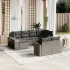 Set canapele de grădină cu perne, 10 piese, bej, poliratan GartenMobel Dekor