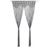 Perdea macrame, antracit, 140 x 240 cm, bumbac GartenMobel Dekor