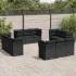Set canapea de grădină cu perne, 12 piese, gri, poliratan GartenMobel Dekor