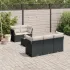 Set canapele de grădină, 7 piese, cu perne, bej, poliratan GartenMobel Dekor