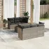 Set canapele de grădină, 7 piese, cu perne, bej, poliratan GartenMobel Dekor