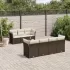 Set mobilier de grădină cu perne, 8 piese gri deschis poliratan GartenMobel Dekor