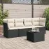 Set canapele de grădină cu perne, 5 piese, bej, poliratan GartenMobel Dekor