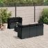 Set mobilier de grădină cu perne, 6 piese, negru, poliratan GartenMobel Dekor