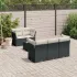 Set canapele de grădină cu perne, 6 piese gri deschis poliratan GartenMobel Dekor